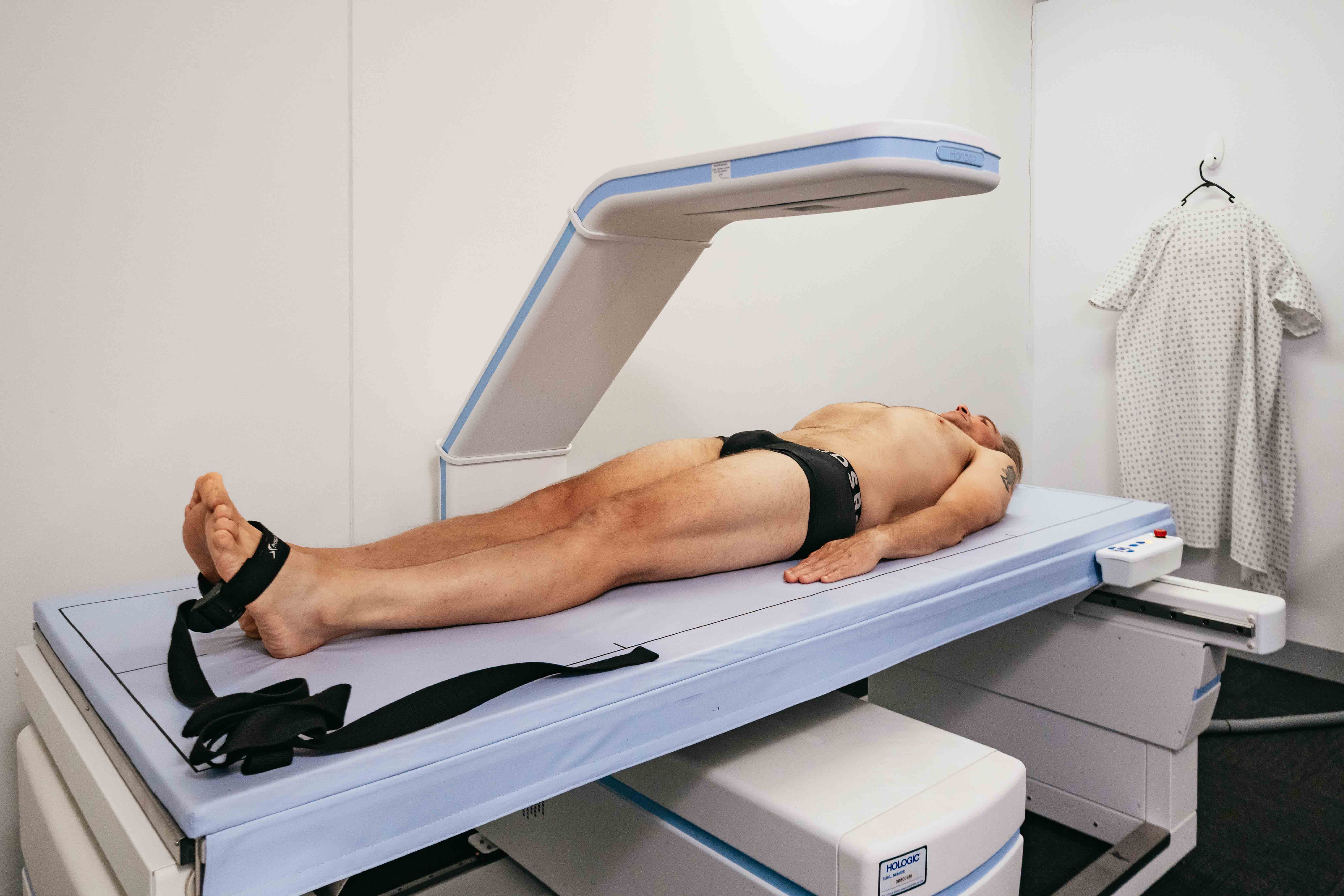 DEXA body scan — Hologic Horizon scanner